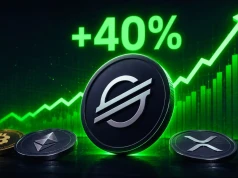 XLM rośnie o ponad 40% i przyćmiewa BTC, ETH i XRP. Będzie TOP 10?