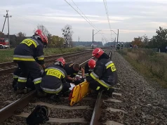 Mężczyzna zginął po uderzeniu przez pociąg