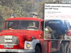 Gasili pożar lasu pod Warszawą, spłonął im wóz. Strażacy pilnie potrzebują pomocy