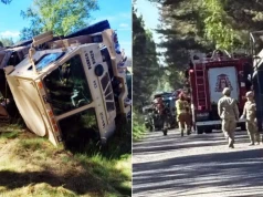 Wypadek ciężarówki z żołnierzami USA