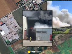 Duży pożar składowiska odpadów w Lubuskiem. Kłęby czarnego dymu