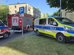 Ulatniający się gaz w wieżowcu na Sienkiewicza. Ewakuowano 54 osoby, w mieszkaniu znaleziono nieprzytomną kobietę