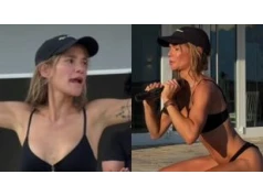 Maja Bohosiewicz ćwiczy pośladki, ale zamiast stroju sportowego skusiła się na SKĄPE BIKINI. Robi wrażenie? (FOTO)