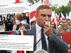 Bąkiewicz został skazany na prace społeczne za popchnięcie aktywistki