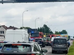Trwa reanimacja motocyklisty