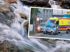 Wracała z imprezy i… wpadła do potoku. Uratowała ją szybka reakcja przechodniów