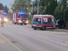 Wypadek karetki pod Siedlcami. Są ranni