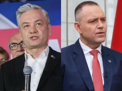 Biedroń radzi Nawrockiemu "zimny prysznic". W tle awantura o UPA i Zełenskiego