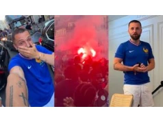 Luka JARA SIĘ, że zrobił sobie zdjęcie z kibolami w Paryżu. "ZAJEBI**CIE BYŁO". Jest się czym chwalić? (FOTO)