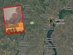 Rosyjska rafineria zaatakowana. Kłęby dymu nad Saratowem