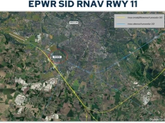Samoloty będą omijały najgęściej zaludnione osiedla Wrocławia – nowe ścieżki startów z lotniska.