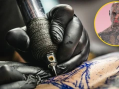 Najbardziej wytatuowany nauczyciel na świecie zaskakuje. Tak wygląda bez tatuaży