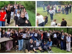 Uczniowie „Jedynki” ruszyli śladami patrona. XIII Pieszy Rajd Kościuszki w Wysokiem Mazowieckiem