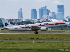 E190F po raz pierwszy w Warszawie. Prezentacja frachtowca podczas szczytu TIACA