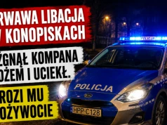 Krwawa libacja w Konopiskach. Dźgnął kompana nożem i uciekł. Grozi mu dożywocie!