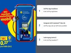 Lidl Plus to niższe ceny za ładowanie samochodu elektrycznego, równowartość 1,14 zł/kWh przy DC (!). Oczywiście w NIEMCZECH