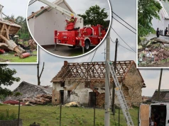 Nawałnica w Balcarzowicach. Dachówki powbijało w mury. "Nie wiem, jak my z tego powstaniemy"