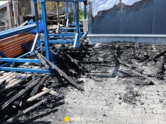 Pożar na targowisku w Koszalinie. Zatrzymano podejrzanego o podpalenie