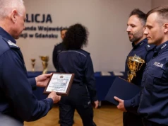 Młodszy aspirant Michał Szymanówka z Chojnic na podium elitarnego turnieju w Gdańsku