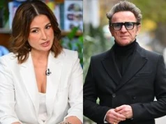 Joanna Brodzik i Paweł Wilczak pod szkołą synów. Czekali osobno, UNIKAJĄC kontaktu