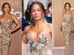 Jennifer Lopez epatuje ściśniętym biustem na nowojorskiej premierze filmu "Biurowy romans" (ZDJĘCIA)