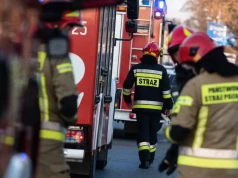 Pożar odpadów w Lubuskiem. Na miejscu 15 zastępów