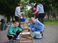 Przygotowania do procesji Bożego Ciała w parafiach NSPJ i Matki Bożej