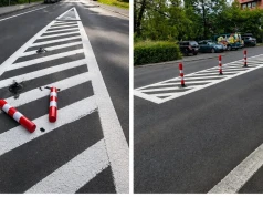 Ktoś w nocy wyciął słupki na drodze. Ostre oświadczenie urzędników