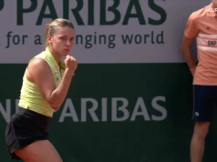 Maja Chwalińska walczy w półfinale Roland Garros. Polka prowadzi z Rosjanką
