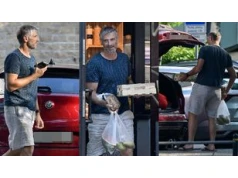 Maciej Dowbor targa siaty z zakupami po wizycie na bazarku, a następnie rusza nową FURĄ ZA PÓŁ MILIONA ZŁOTYCH (ZDJĘCIA)