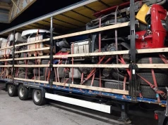 Części, opony i przecięty Actros uznane za odpady niebezpieczne – kontrola na S61