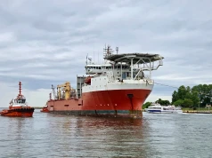 Demeter Acacia w Gdańskiej Stoczni Remontowej SA. Statek wspierał m.in. działania po katastrofie Deepwater Horizon
