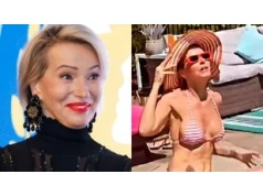 Paulina Smaszcz w BIKINI moczy stópki w basenie. "Gdy ona idzie plażą, WSZYSCY O NIEJ MARZĄ..." (FOTO)