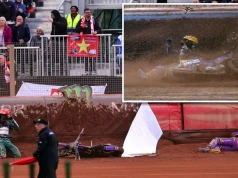 Groźne wypadki Polaków podczas żużlowego Grand Prix w Anglii. Koszmar Bartosza Zmarzlika w finale