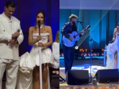 Zagraniczny gwiazdor i przejmujące sceny na rocznicowej imprezie Mariny i Szczęsnego. Wszystko się nagrało