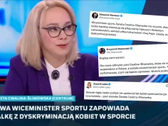 Wiceminister, która martwiła się, że żeńska piłka jest mniej popularna od męskiej, sama straciła na popularności