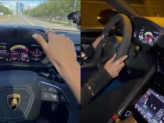 Ukraińska modelka szalała Lamborghini po Warszawie. Czeka ją surowa kara?