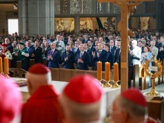 Prezydent uczestniczył w beatyfikacji dziewięciu męczenników. "Nie ma takich słów"