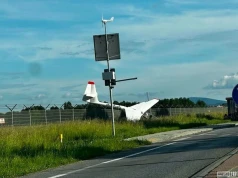 Wypadek szybowca na lotnisku w Krośnie