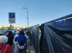 Wielkiego Widowiska na Wiśle nie zobaczycie z mostu. Ustawiono płachty