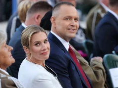 Marta Nawrocka zauroczyła młodych i wieś