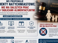 MS proponuje alimenty natychmiastowe; nie ma dalszych prac nad tablicami alimentacyjnymi