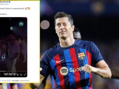Co tam się działo? Robert Lewandowski popłynął na imprezie Szczęsnych! Taniec podbija sieć. INTERNET OSZALAŁ! (WIDEO)