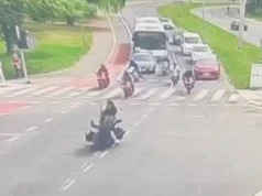 Mistrz ze Szczecina. Startował na koło, wylądował na plecach na oczach policji