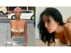 Bianca Censori NA CZWORAKACH wypina pupę "zasłoniętą" cienkim paskiem (FOTO)