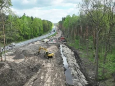Ruch wahadłowy na DK46. Powodem budowa trasy rowerowej