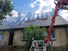 Pożar budynku mieszkalnego w Jastrowiu