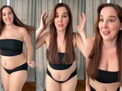 Odziana w bieliznę Lil Masti ogłasza, że już nie ma doła w związku z dodatkowymi kilogramami: "Tyle ciałka DO KOCHANIA" (ZDJĘCIA)