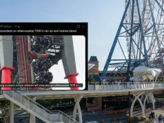 Groźny incydent w parku rozrywki na Tajwanie. Wagoniki utknęły 34 m nad ziemią