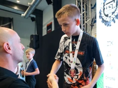 Muay thai. 12-letni mistrz z Olsztyna nie zwalnia tempa. Franciszek stawia na rozwój, nie tylko na medale
